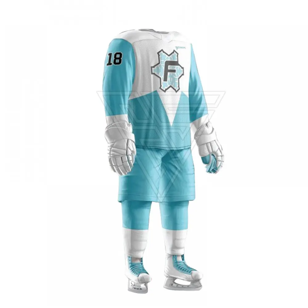 Индивидуальная командная спортивная одежда униформа для хоккея с шайбой из 100% полиэстера молодежи