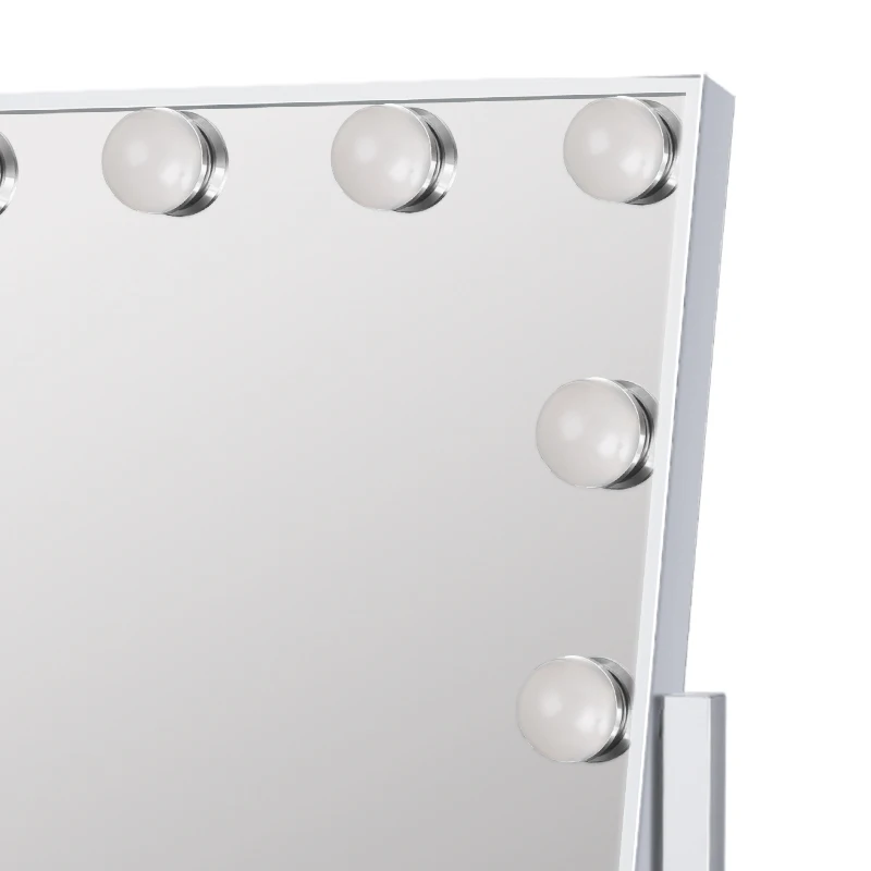 Makeup Supplier 12 Bulbs Salon Beauty Hollywood Style Make Up Dressing Vanity Led Backlit Mirror GMH2001