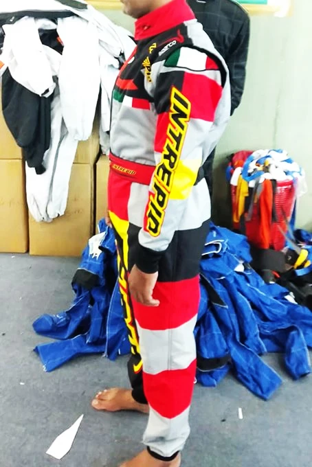Digitally sublimation printed Karting suit go kart racing suit for Adults and Children