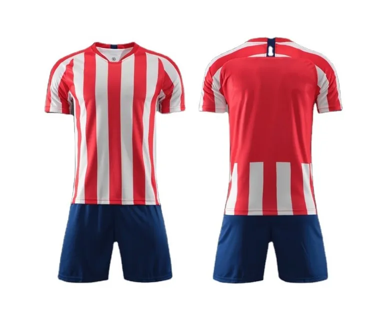 
2021 Men Football Uniform Team New United Football Shirt Real Thai quality Madrid Soccer Jersey Set original sublimation 