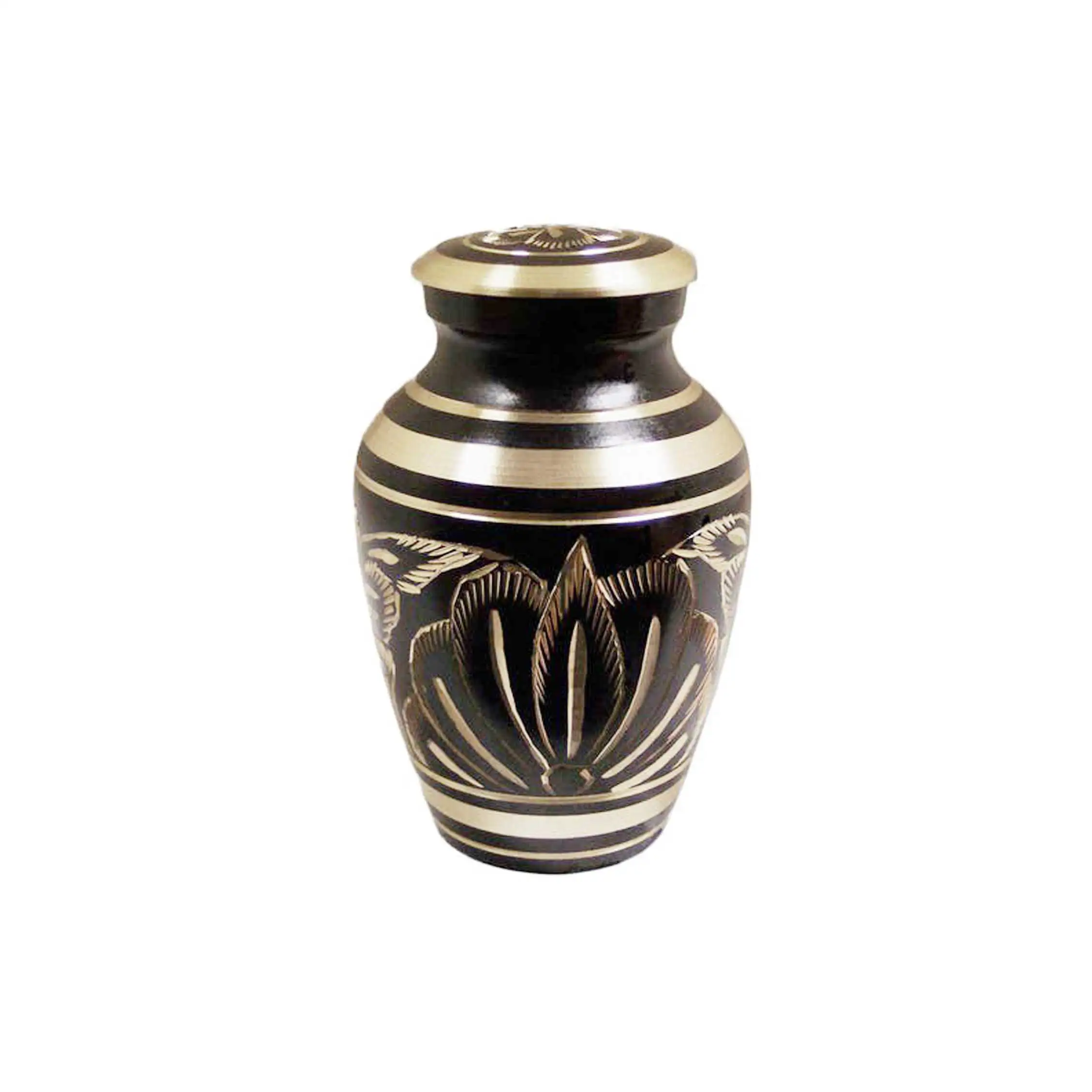 DARK BLUE KEEPSAKE CREMATION URN FUNERAL SUPPLIES BRASSWORLD INDIA