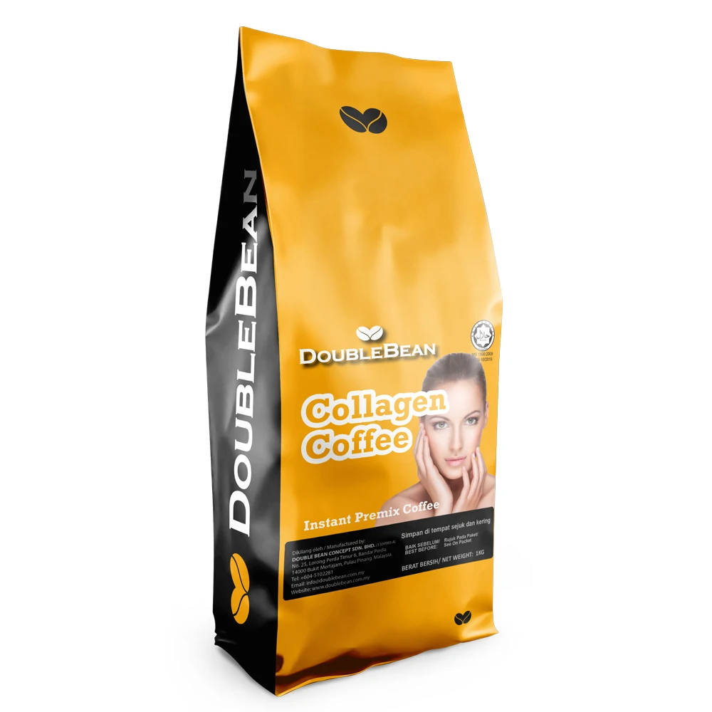 
Coffee Beauty Collagen Premix Anti-aging Powder Coffee No Sugar Coffee Premix with Function Antiaging DOUBLEBEAN 