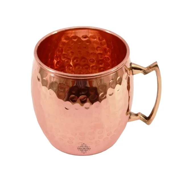 Custom High Quality Beer Mug With Handle At Offer Price Handmade High Quality Copper Product Manufacturing