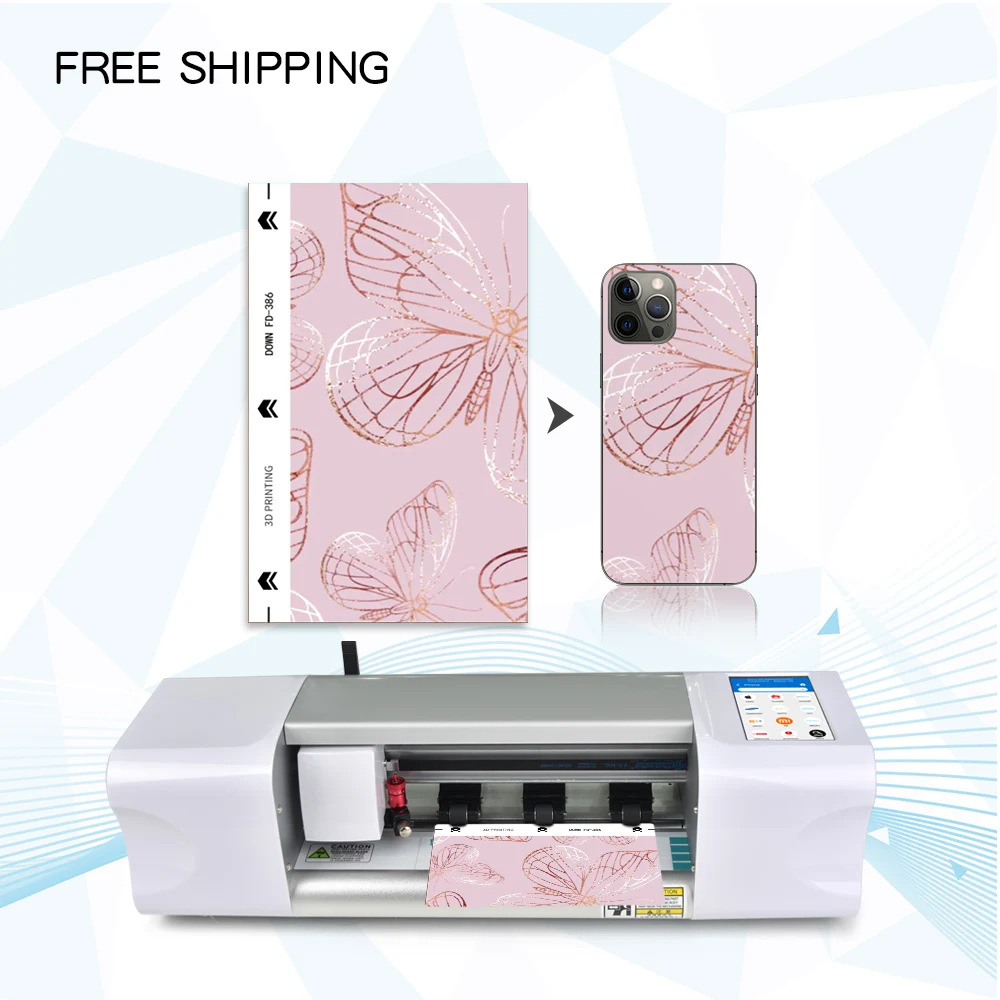 OEM ODM Hydrogel Back Stickers Cutting Machine High Speed Cutting Mobile Phone Skin Making Machine