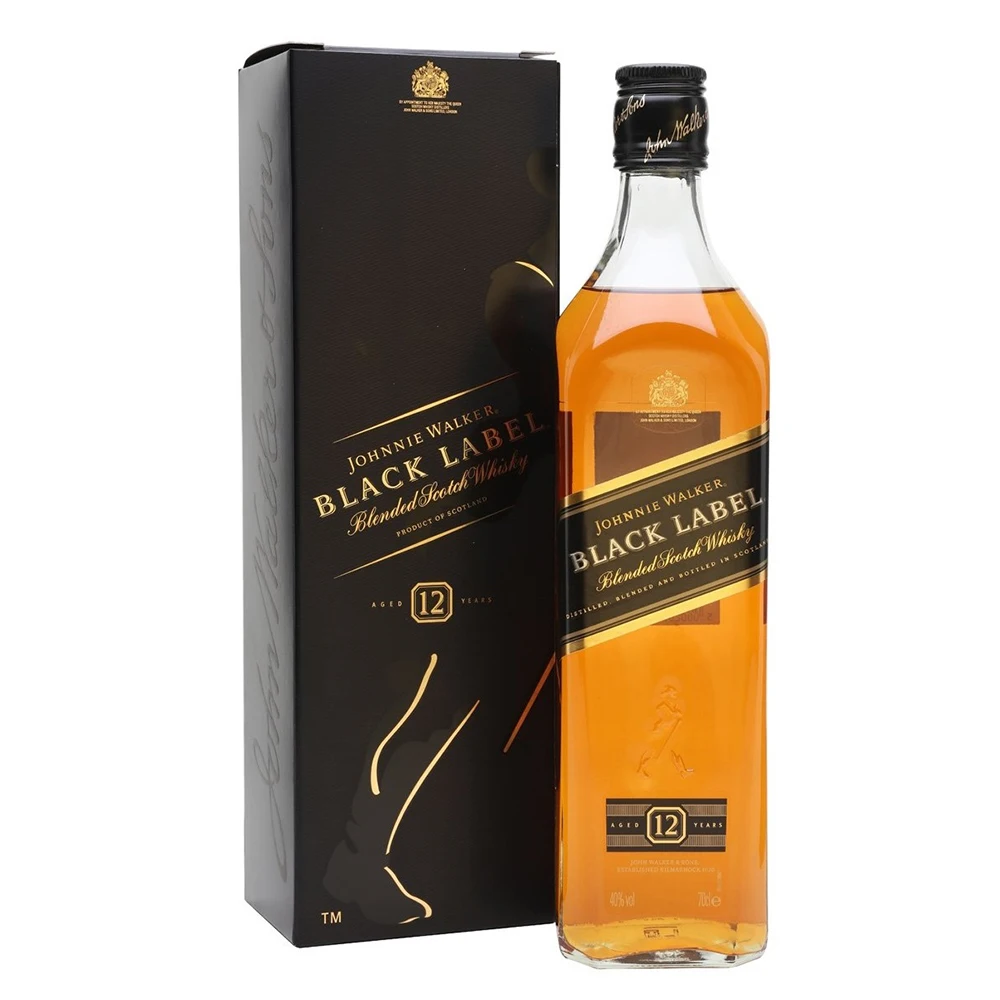 
Creamy Toffee Distinct Herbal Note JW Black Label 1L Whisky Blended Scotch in 40% Alcohol 
