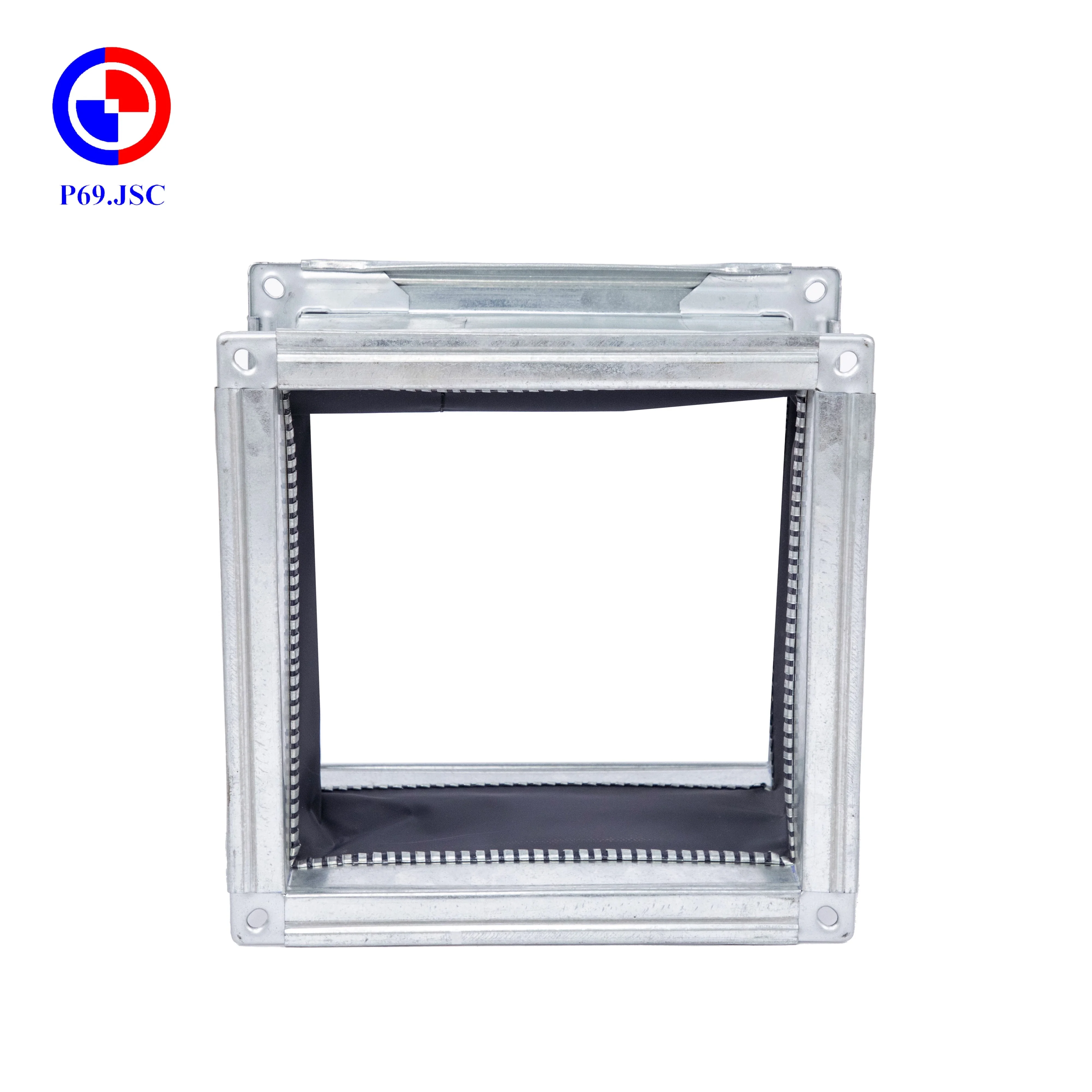 Heat-Resistant Increase Stability Flexible High Quality OEM Canvas Polyester Glass Fiber DUCT COUPLINGS Square Duct Tape PVC P69