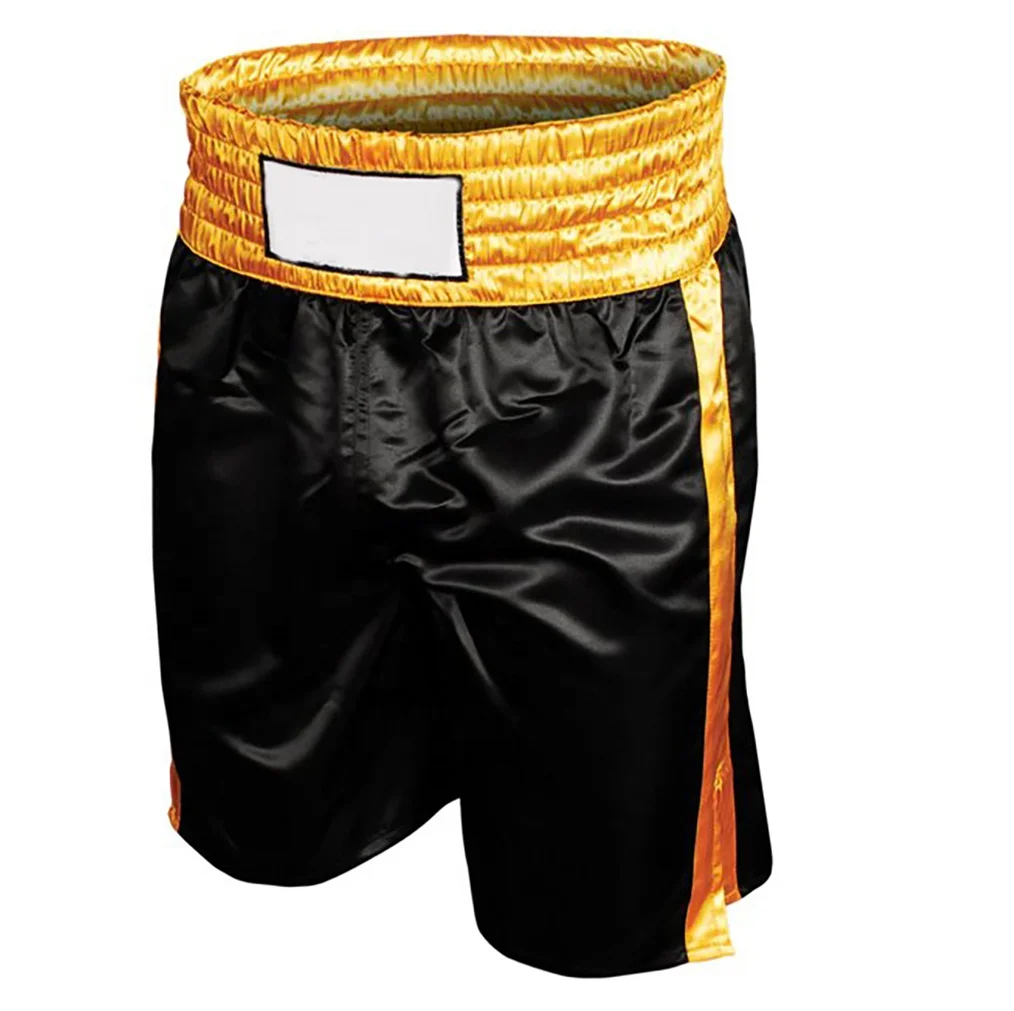 Winning OEM Top Quality Wholesale Kickboxing Custom Design elastic belt with side panel Training comfortable Boxing Shorts