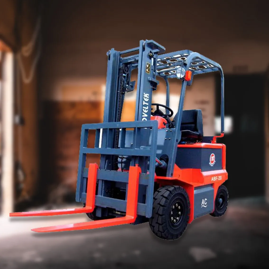 Customized fast delivery warehouse electric forklift with triplex mast