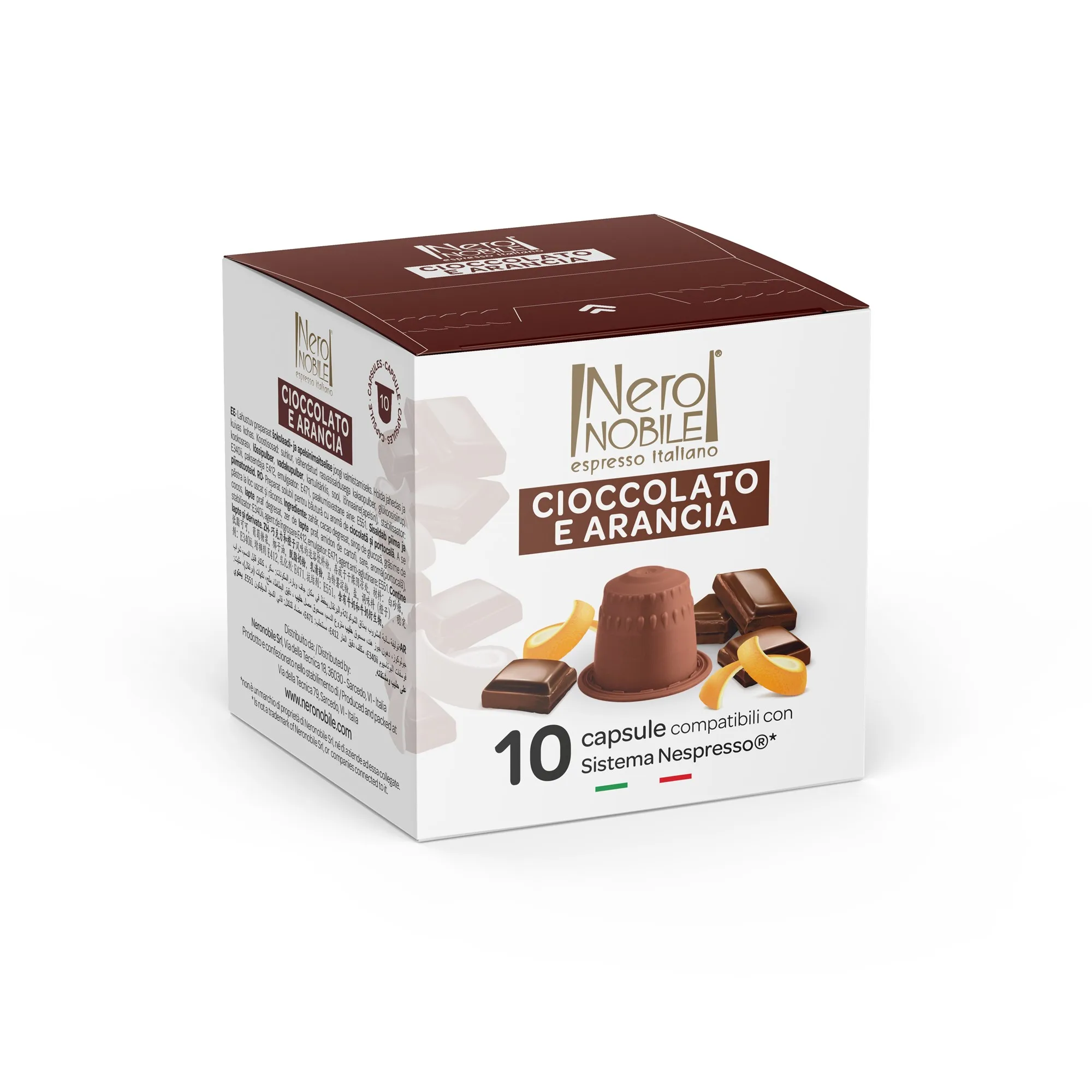 NESPRESSO * Compatible capsule Neronobile Orange Chocolate  instant drink capsule