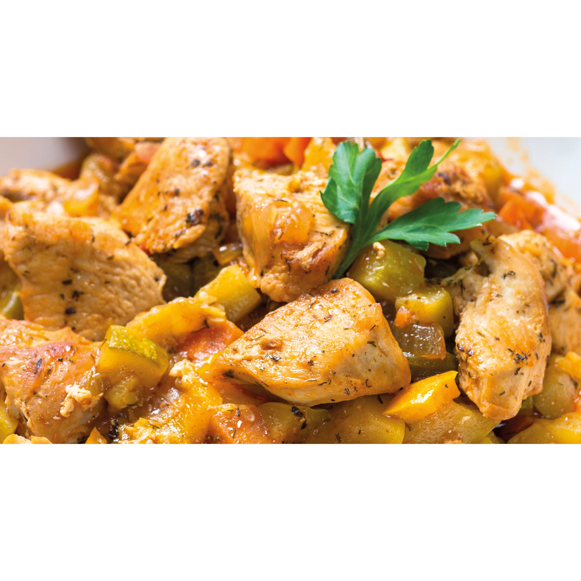 Premium Quality food products gourmet food italian new instant food Ready to eat Drops of Chicken with vegetablesles 260 gr.