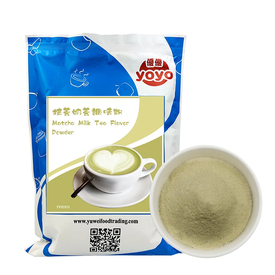 Matcha Milk Tea Flavor Powder instant drinks Taiwan