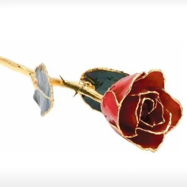 24k Gold Rose 24k Golden Roses 24k Gold Dipped Rose in Red Pink Purple White Crimson Blue in United States of America Canada USA