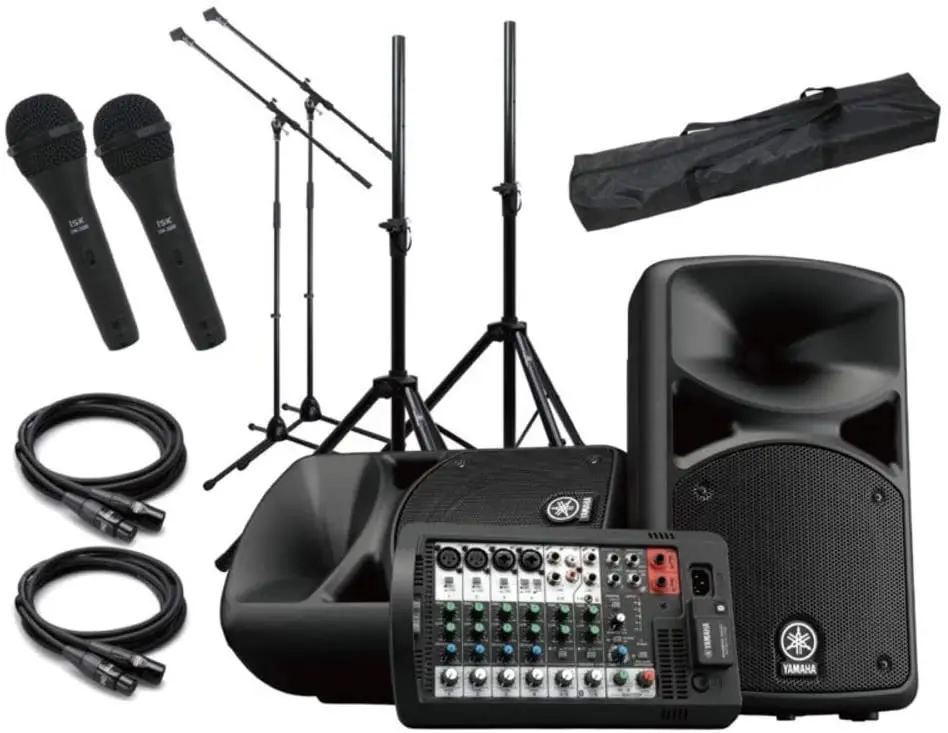 BUY 5 GET 3 FREE SHIPPING!! YAMAHAS STAGEPAS 400BT PORTABLE PA SYSTEM CABLE KIT