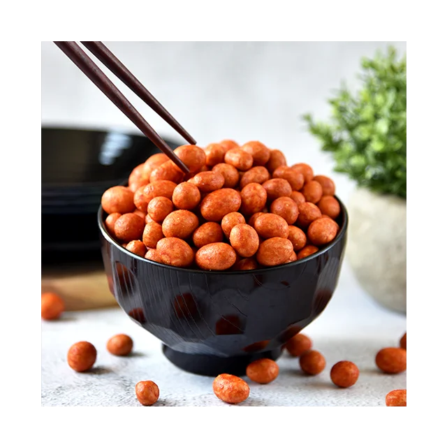 OEM Private Label Snack Peanut Roasted Coated 1 kg Chili Flavor Bulk