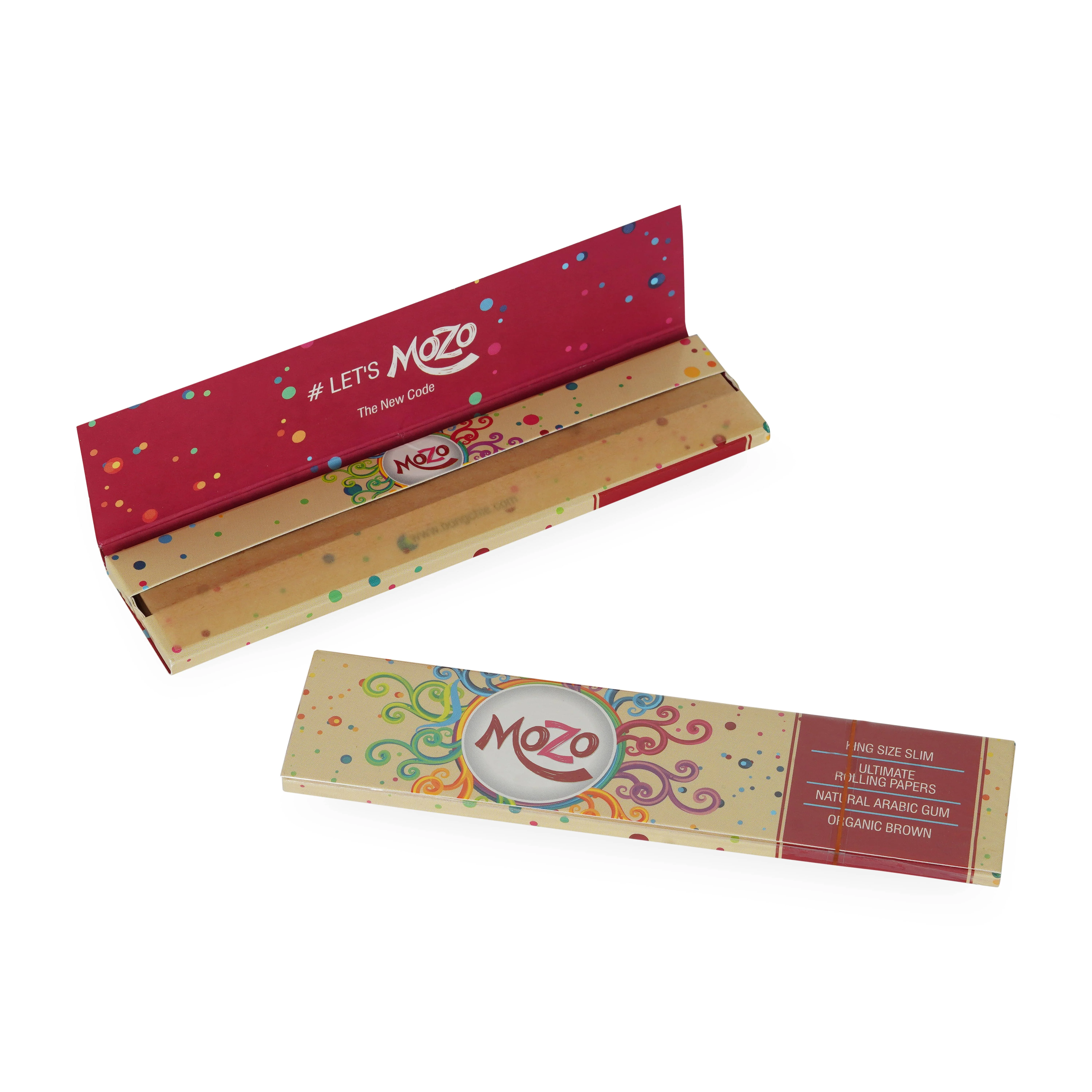King Size Mozo Unbleached rolling paper for smoking