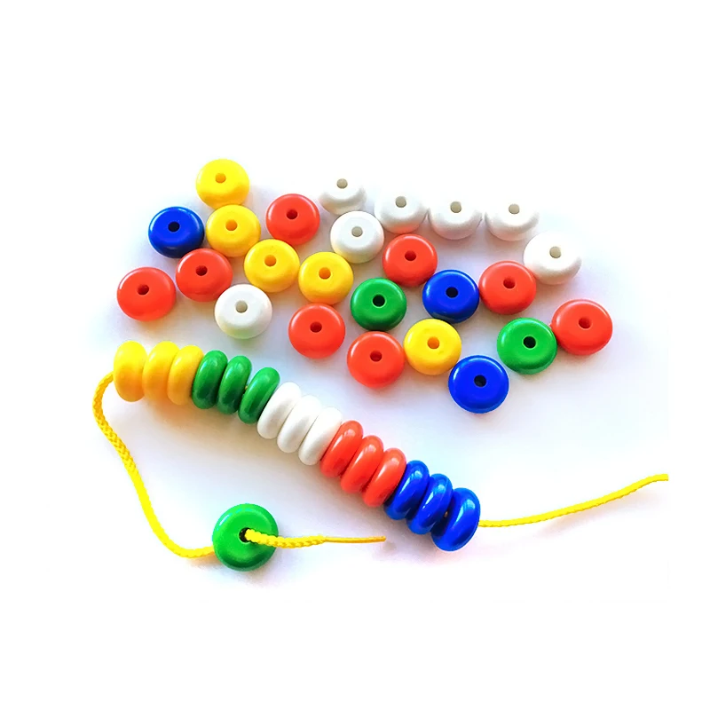 Abacus with String Round Beads Preschool Educational Toys