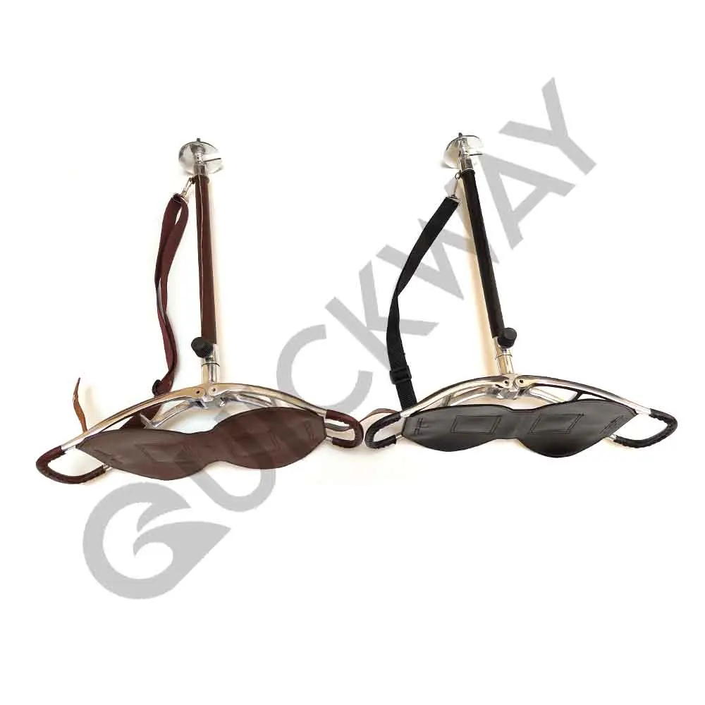 2024 Custom All-Design Leather and Wood Tripod Stool Breathable Shooting Tree Stand for Outdoor Hunting