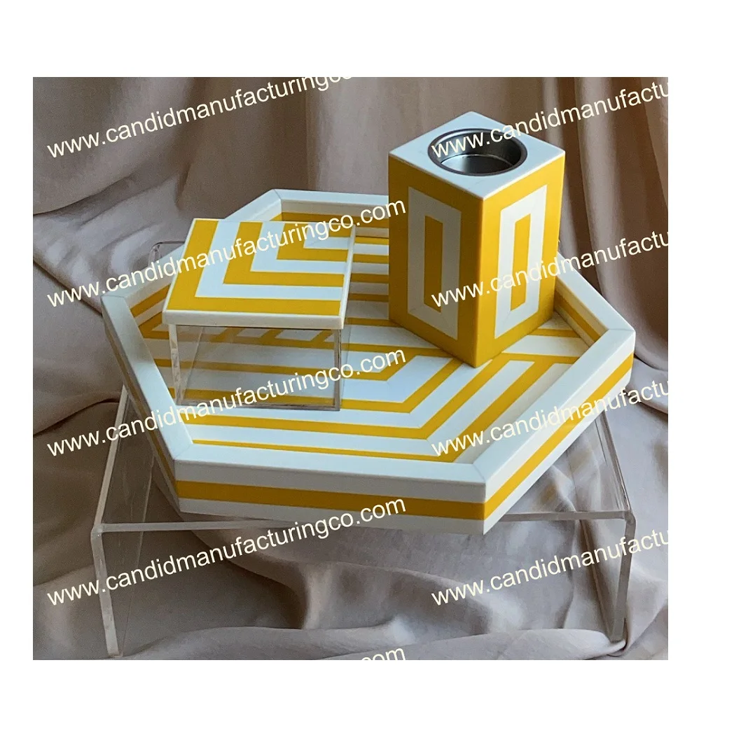 Available at Low Price Mother Pearl Tray Set Electric Scented Incense Burner Bakhoor Jewellery Box Wood Leaf Material Model New