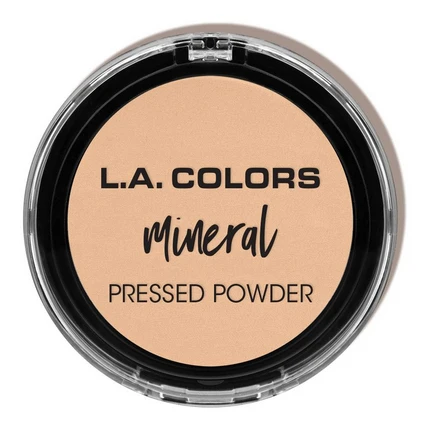 
Color For All Skin Type Makeup Daily Mineral Pressed Powder With Tan Beige Natural 