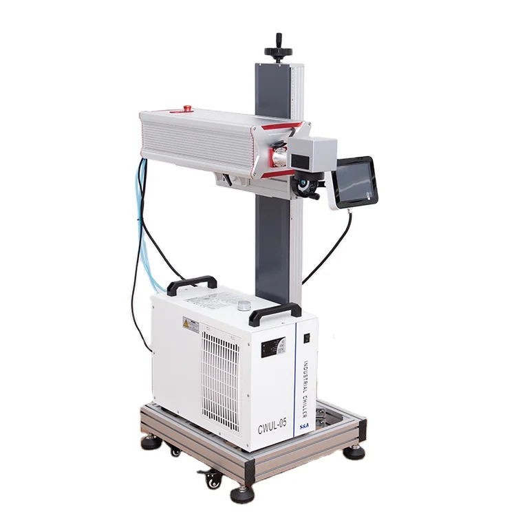 Factory Price Wholesale Laser Jewelry Engraving Machine 5w Uv Flying Laser Marking Machine for Metal Surface