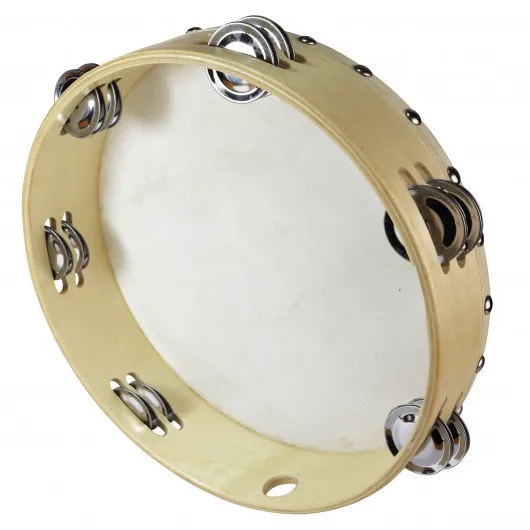 Customized Wood Tambourine With Low Price round Tambourine Drum for Church and Party for Percussion Instrument