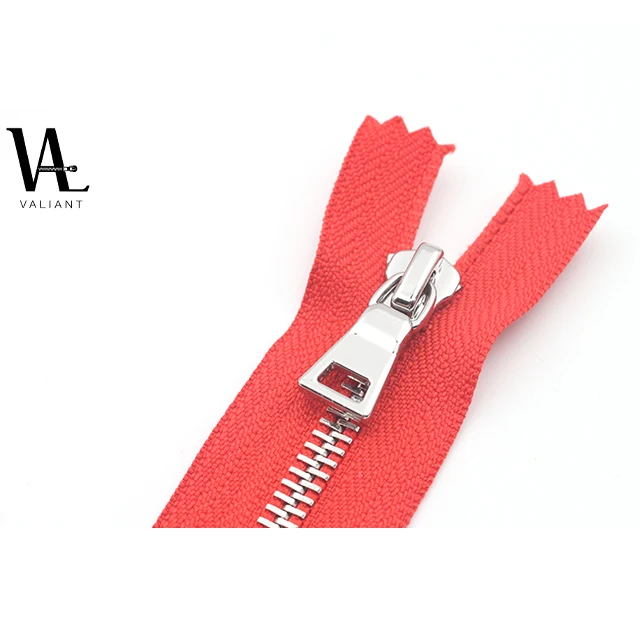 #3 #5 #8 #10 дизайн с логотипом на заказ поставка с завода блестящие серебряные зубцы Длинная цепочка с открытым концом металлическая молния для куртки