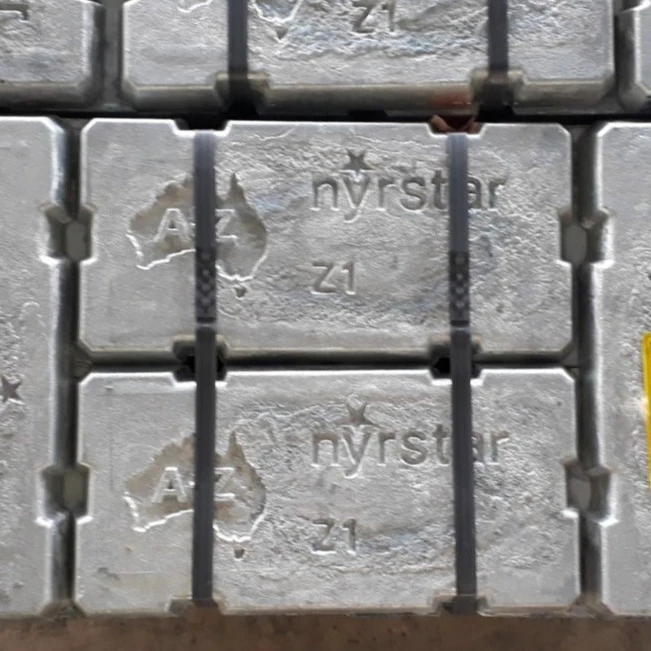 
99.995% Nyrstar AZ цинковые слитки-Лучшая цена 