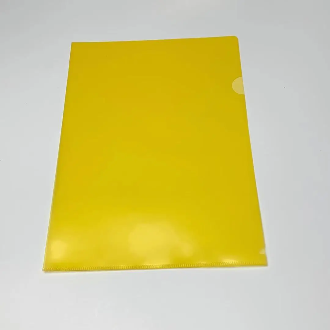 Made To Order High Cost-Effective Pp Material Clear Office Pp File Folder L type Clear Holder