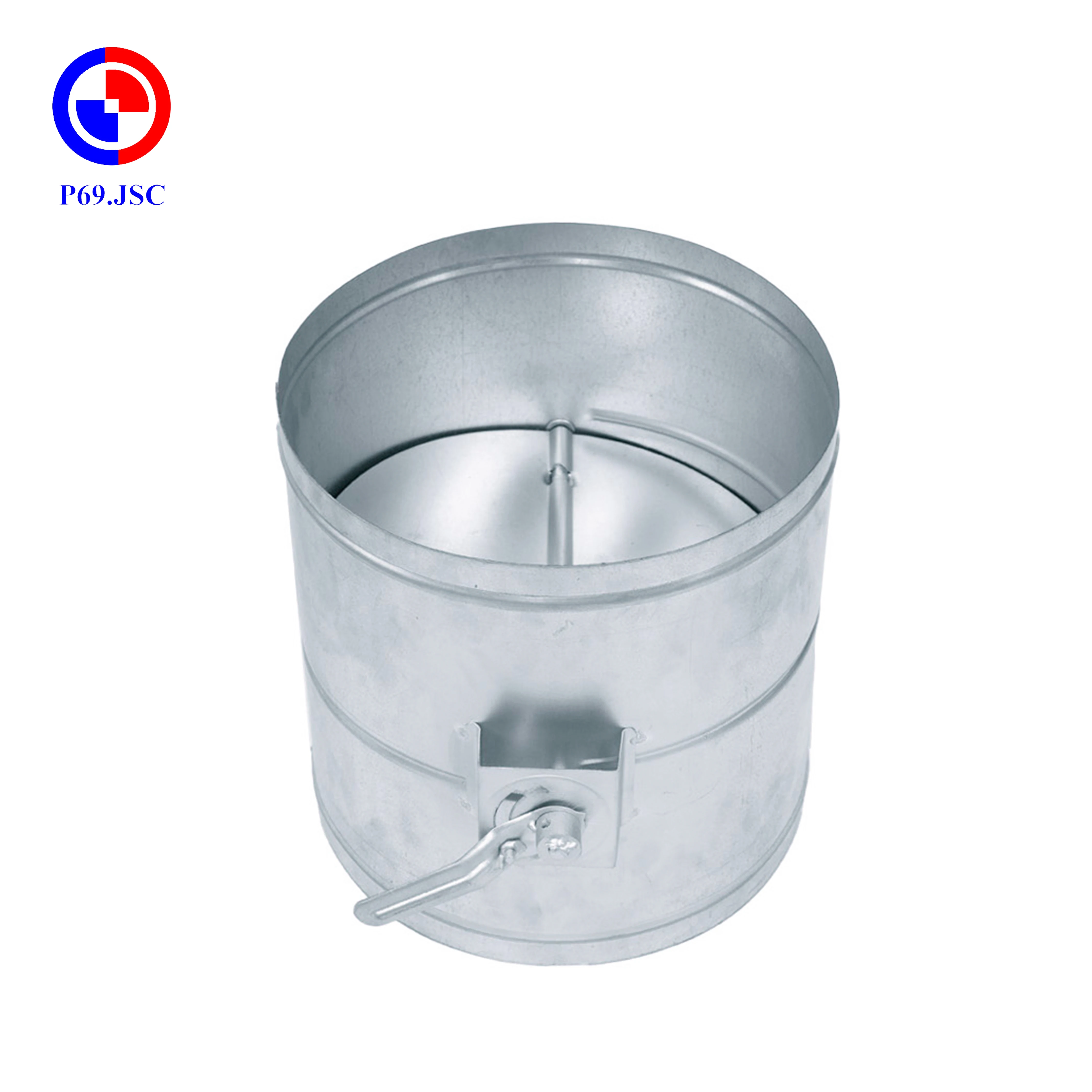Ready to Ship Control Pressure Productive Damper Ventilation System M&E OEM Round Volume Damper Manual Control - HAND  P69 JSC