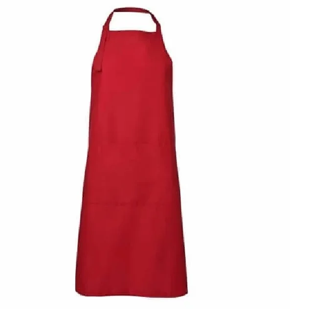 Waist 100% Organic Cotton GOTS Certified Apron For Burger Gourmet Pattern Sleeveless Apron Linen Household Cooking Cleaning Tool