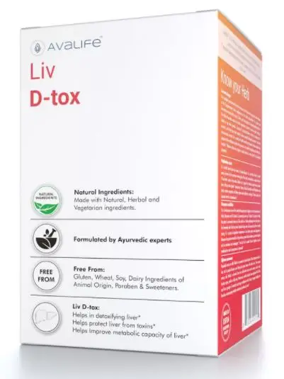 Avalife Liv D-ТОКС пищевая добавка 60 капсул с 30-ти дневной поставить самые продаваемые товары для здоровья оптом