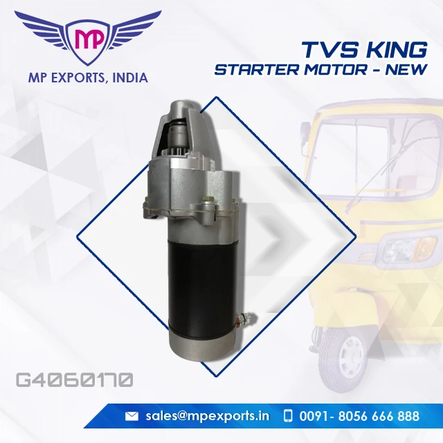 STARTER MOTOR - NEW for tuk tuk