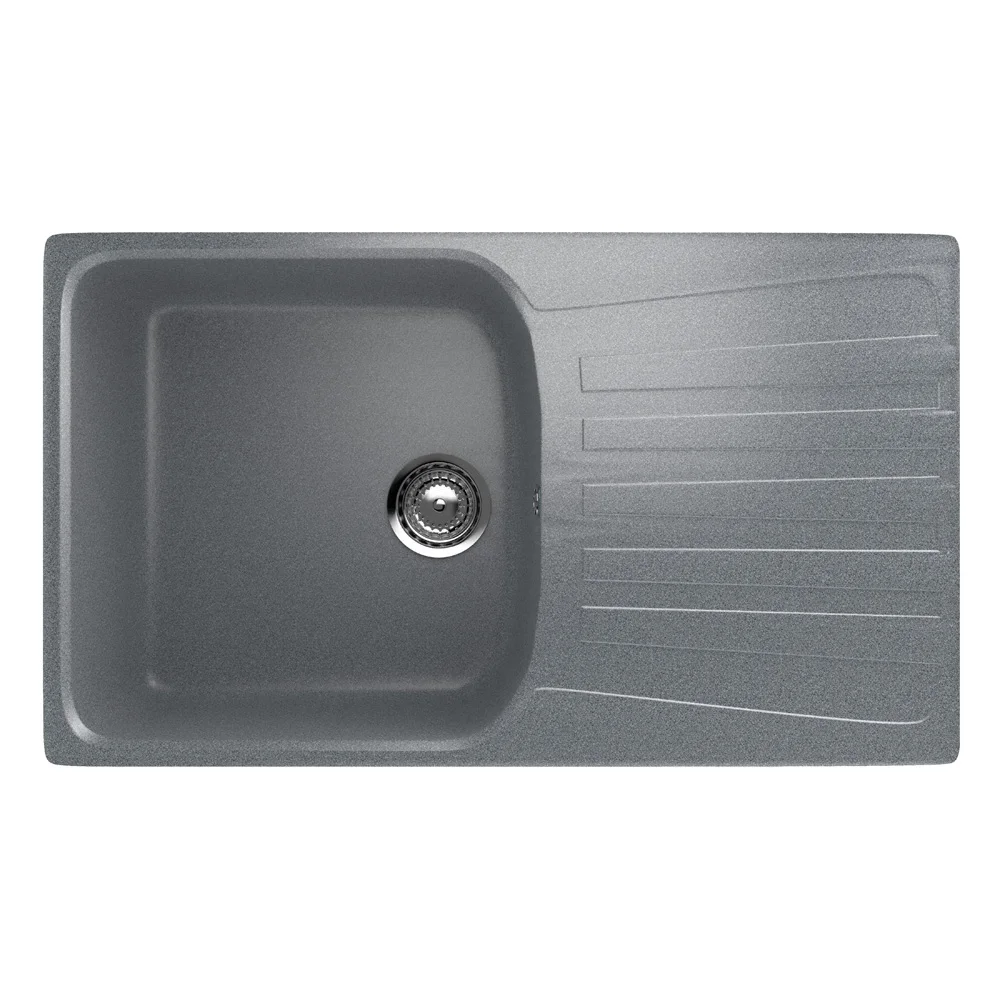 Quality composite kitchen sink ULGRAN U-203 artificial stone, rectangular kichen sink single bassin