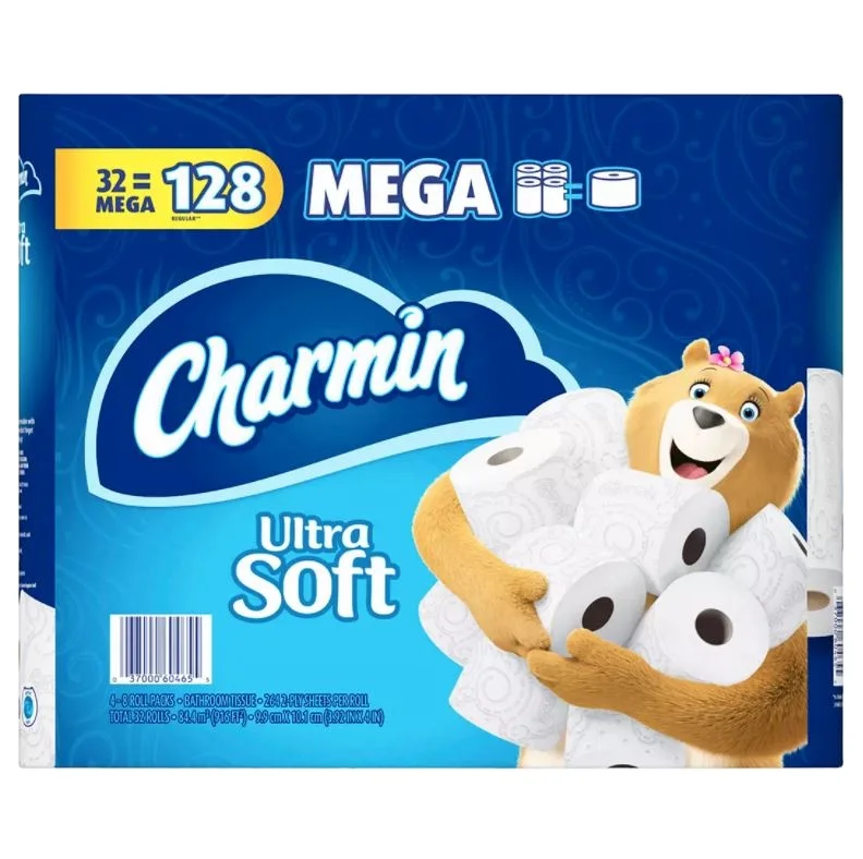 Ультрамягкая туалетная бумага Charmin Mega Roll (32 шт. в упаковке)