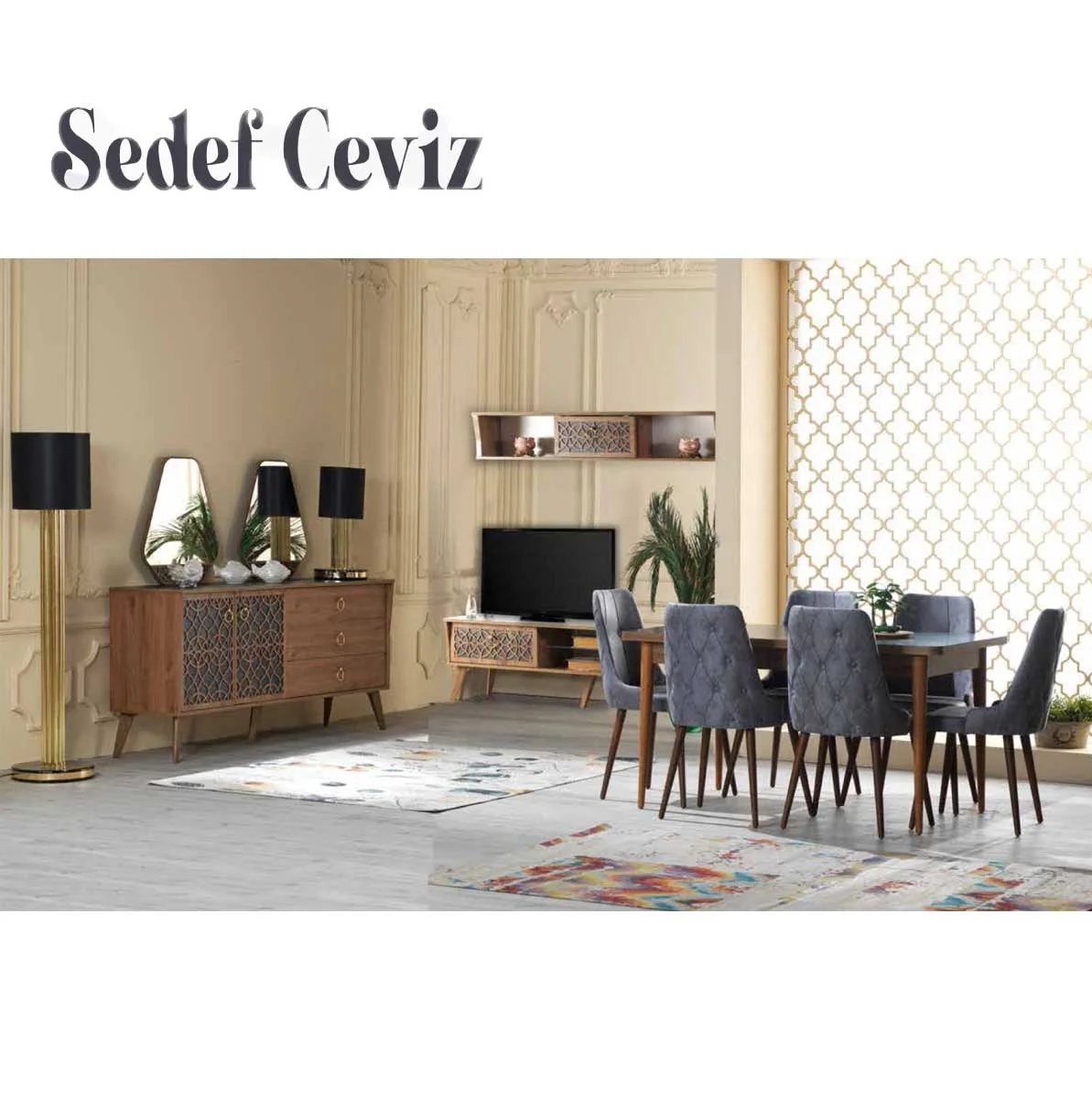 dinner set for 6 people Kitchen Dining Table Set with Chairs Dining Table Dinner Supplier Hot Sale Dining Room Table Sets