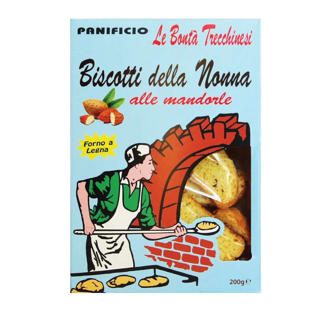 Десерт из итальянской традиции «бабушка»-печенье ручной работы с миндалем-здоровые продукты-возможность на заказ