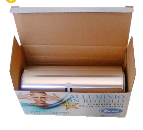 Great quality silver/colored aluminum foil roll for hairdressing  perm and dyeing