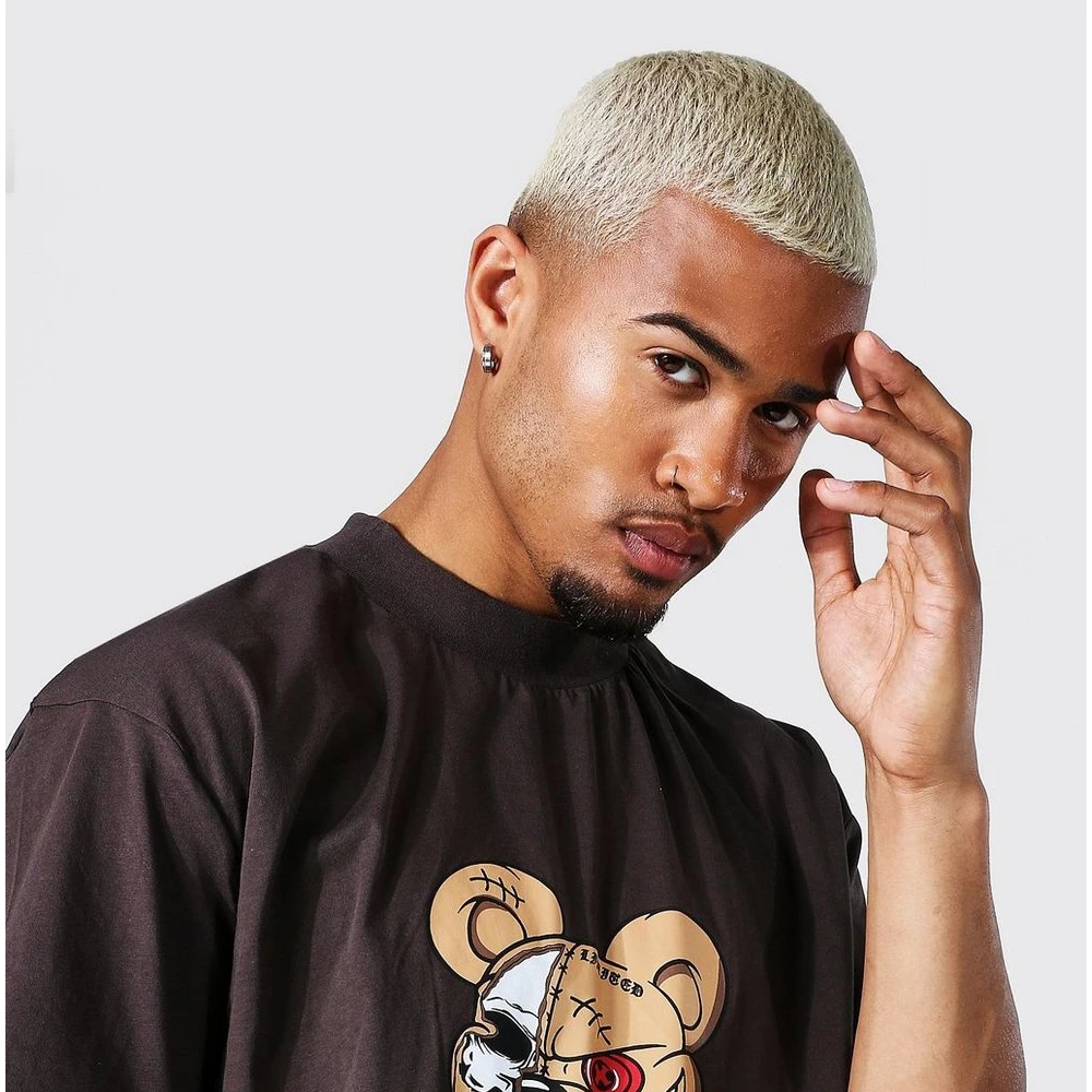 
Top high quality best selling Hot new Custom Chocolate brown Oversized Teddy Rhinestone Tee & Short Set 