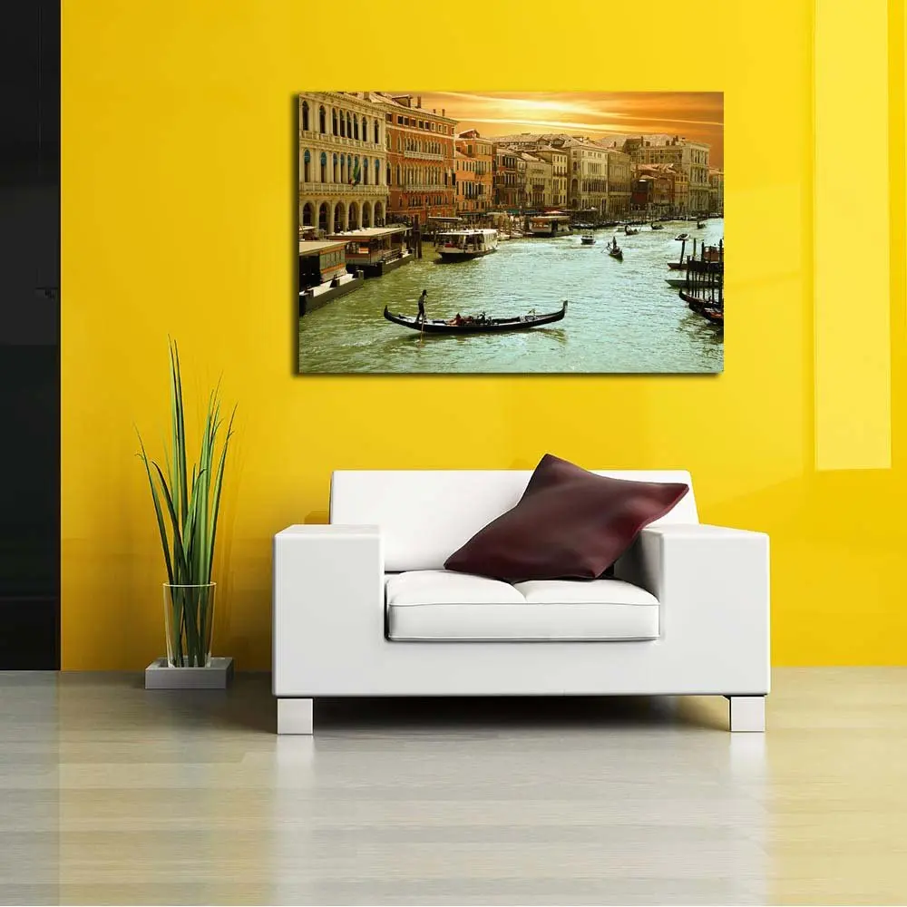 
Expressive Timeless Pitaara Box Venice Grand Cana Canvas Painting Mdf Frame 
