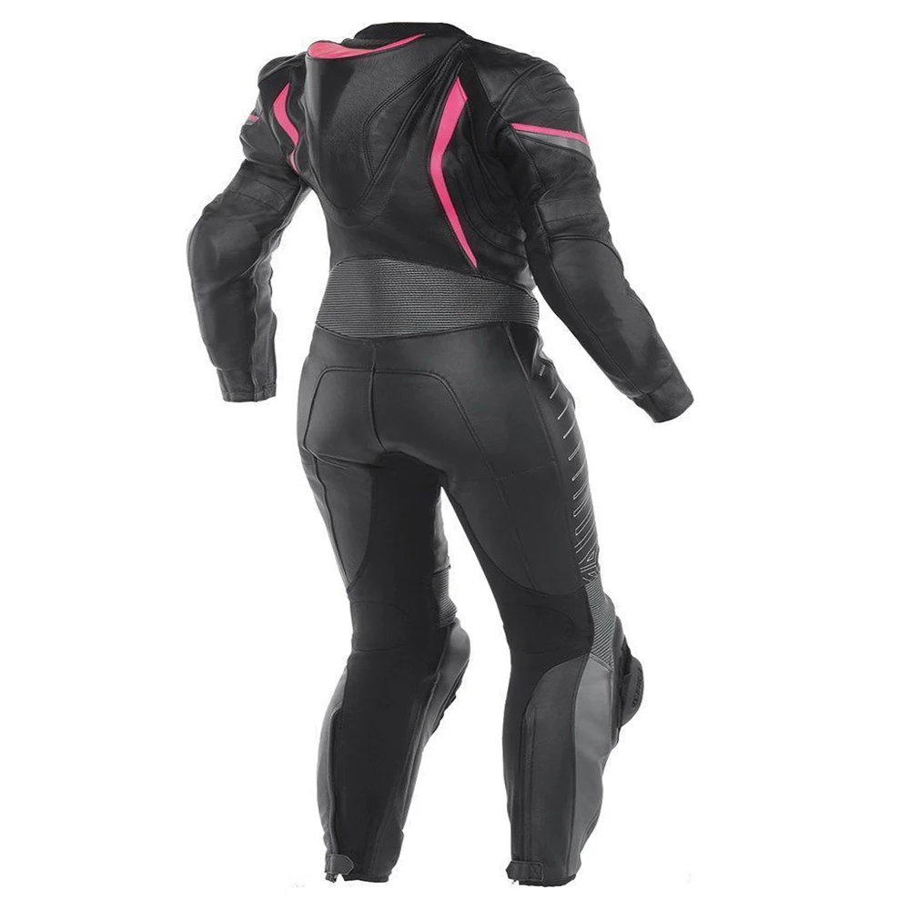 Новейший брендовый женский мотоциклетный костюм на заказ кожаный гоночный Байкер лучшее качество с доспехами