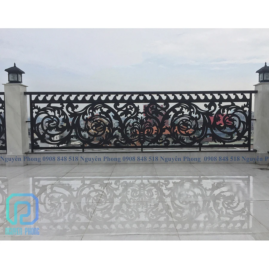 Высокое качество профессиональный производитель Декор CNC лазерная резка нержавеющая сталь поручни для