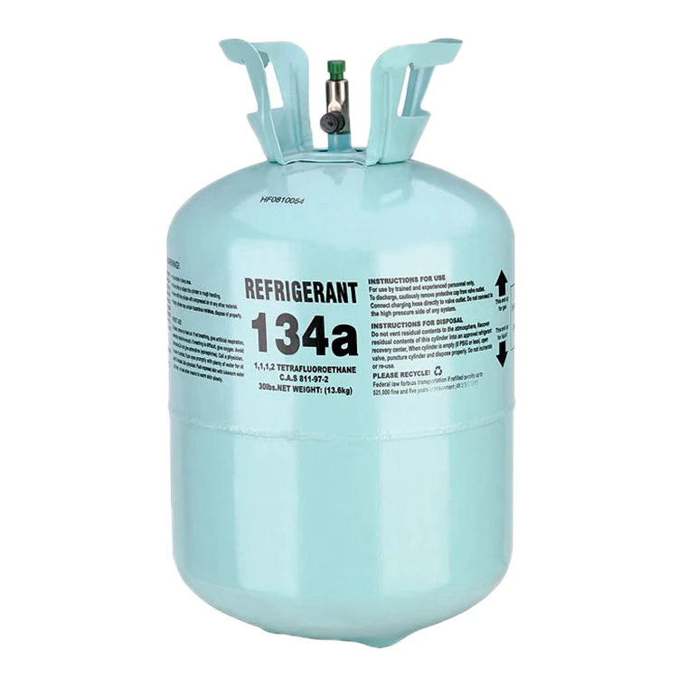 1,1,1,2-Tetrafluoroethane  CAS No:. 811-97-2  refillable 13.6kg R134a Refrigerant Gas Pure Gas with Best Price for Sale