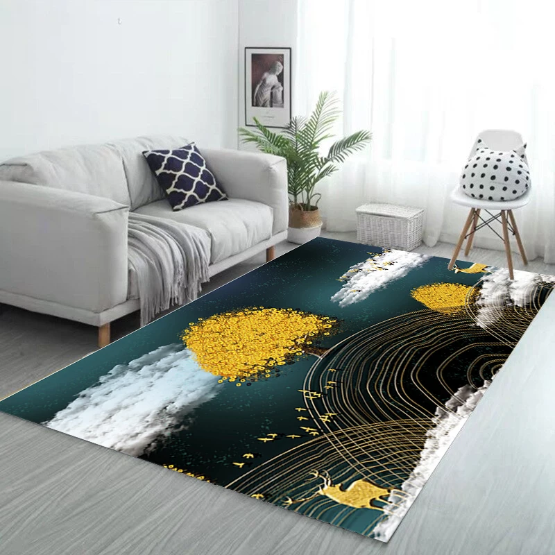 Customized low price modern branded home living room persian rugs carpets made in Vietnam