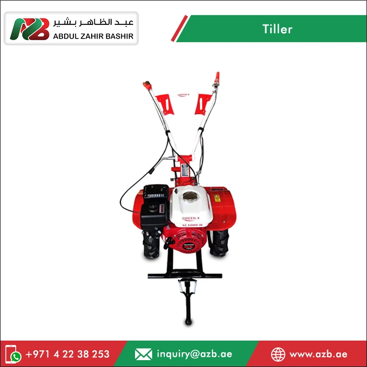 Latest Design Small Size Easy to Use Efficient Labor Saving Green X SC1000H Rotary Agriculture Power Farm Tiller Machine