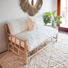 
Hot Deal Competitive Price High Quality Real Bamboo Double Bed for decorration from Viet Nam manufacturer 