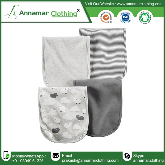 
Designer Cotton Baby Burp Cloths 