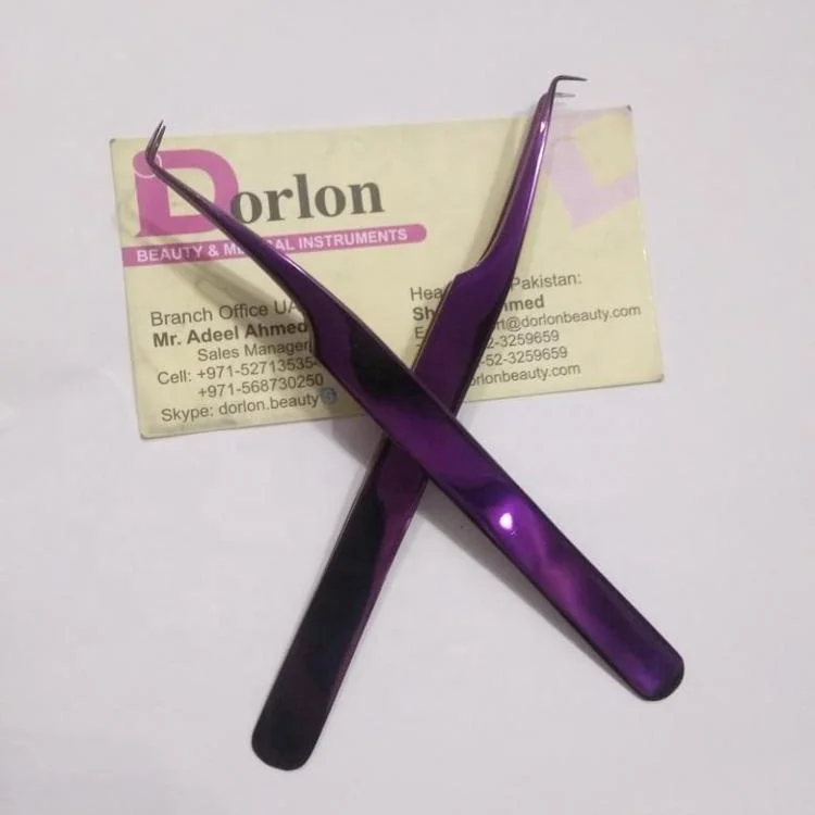 Японский Пинцет для наращивания ресниц с поворотом на 90 градусов