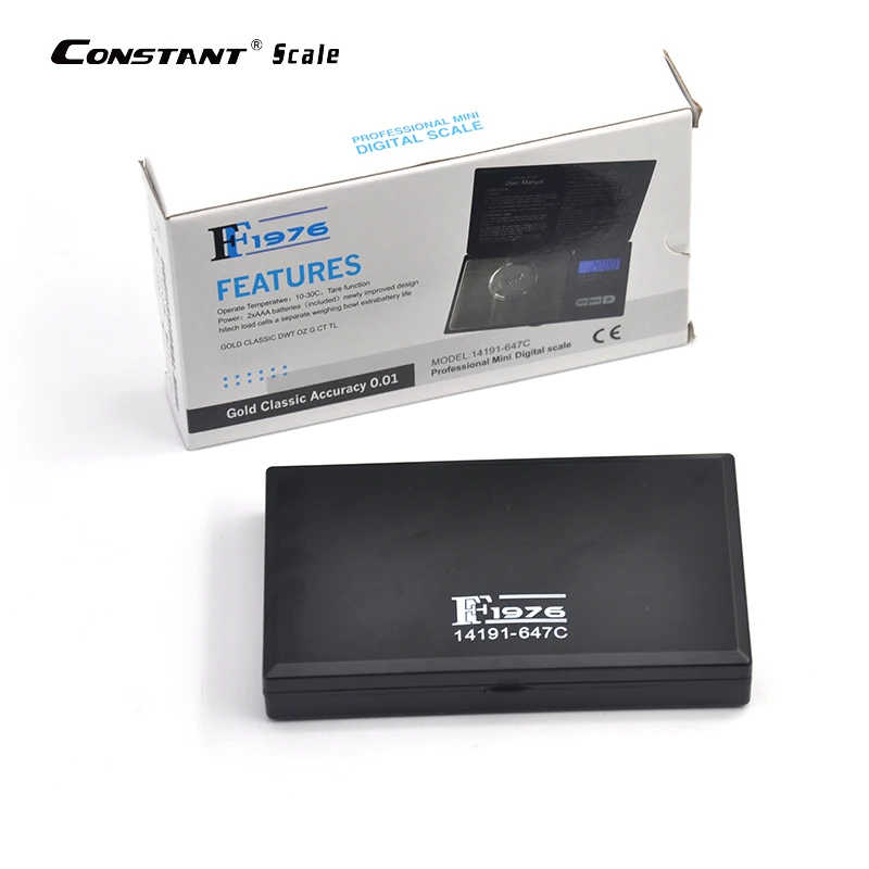 FF1976-647C 1KG/200G-0.1G/0.01G Digital Electronic Pocket weighing mini Jewelry scale High accuracy of household balance