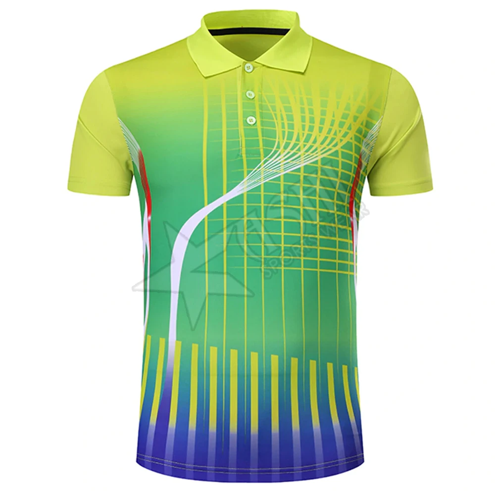 OEM service polyester breathable printing sublimation custom tennis wear