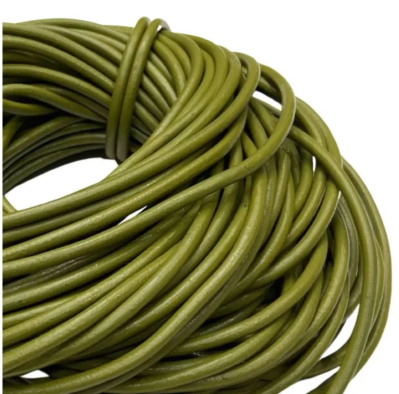 Top Selling round leather cord On Sale Brand New cord Favorite Accessory Multi Color cord Strong And Sturdy